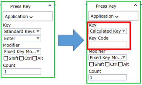 Da端末がwindows10の場合 Press Key ステップのstandard Keyで動作しないキーがある Bizrobo ナレッジベース