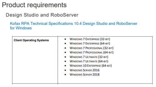 V10.4 Technical Specifications(技術仕様)記載の対応OSに誤りがある
